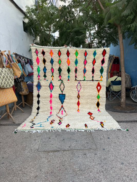 Handmade Azilal Rug, size 300 x 200 cm || 9.84 x 6.56 ft