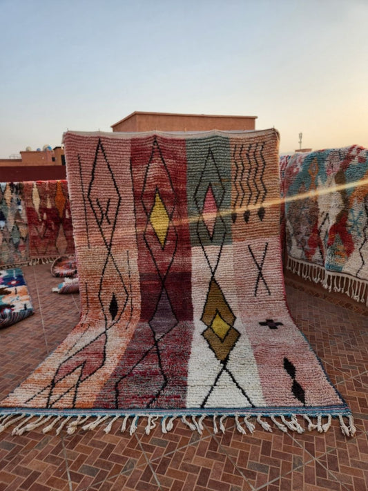 Handmade baajad Rug, size 300 x 200 cm || 9.84 x 6.56 ft