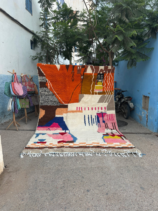 Handmade Beni Ouarain, size 350 x 250 cm ||