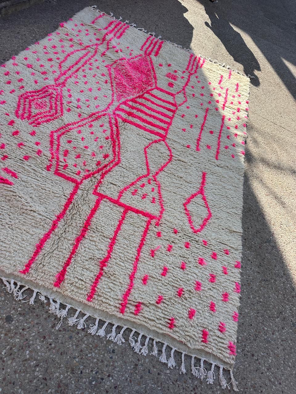 Handmade Azilal Rug, size 300 x 200 cm || 9.84 x 6.56 ft
