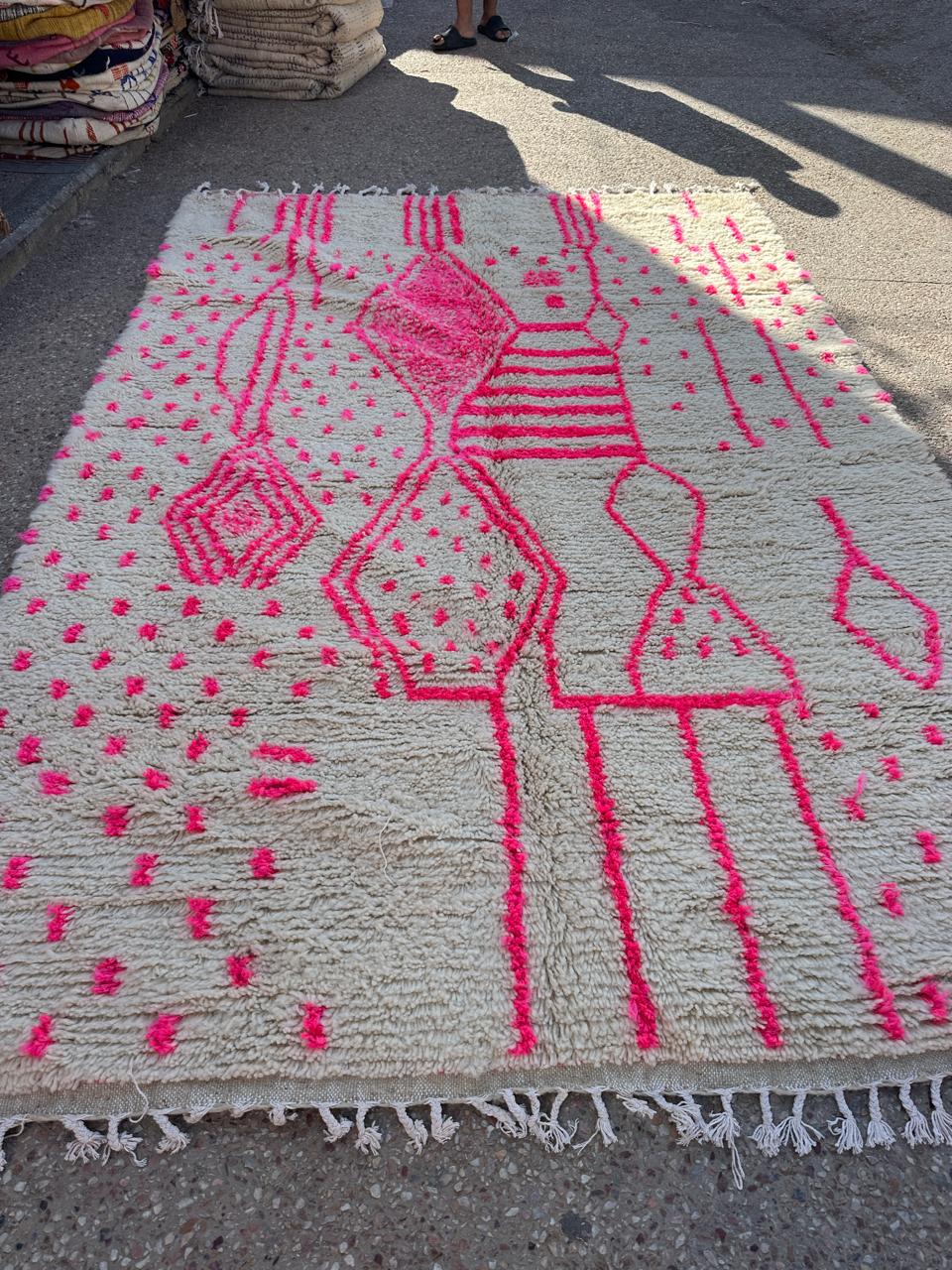 Handmade Azilal Rug, size 300 x 200 cm || 9.84 x 6.56 ft