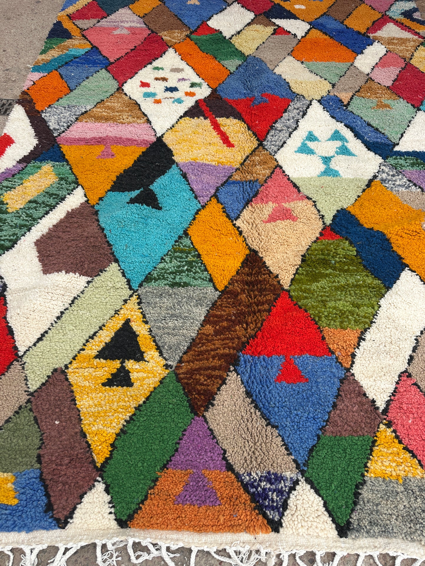 Carpet  Beni Ouarain Rug LARGE size 300 x 200 cm || 9.84 x 6.56 ft