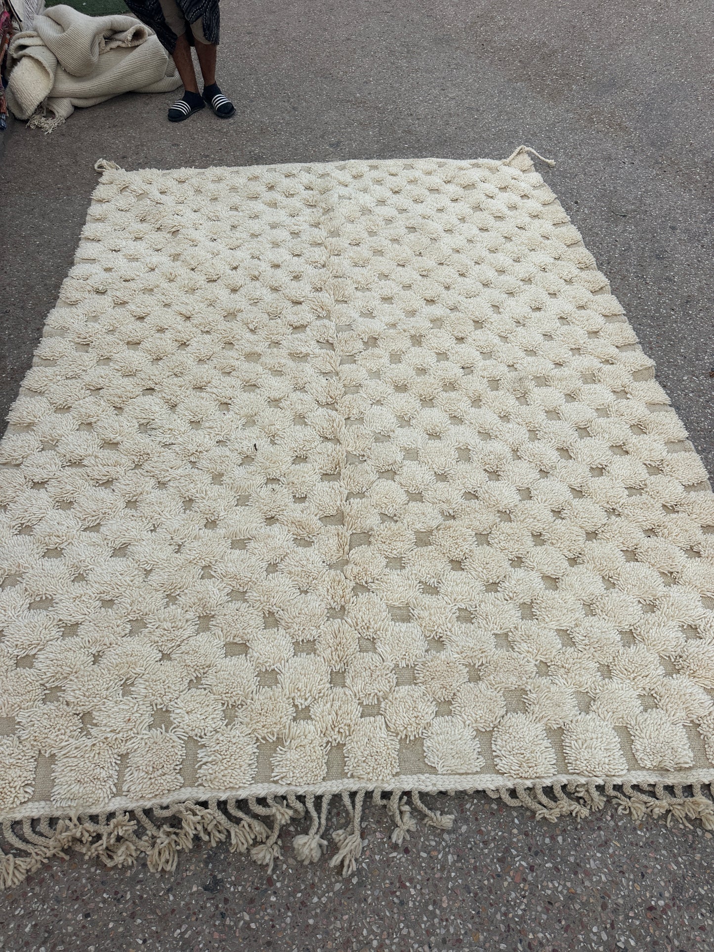 Carpet  Beni Ouarain Rug LARGE size 300 x 200 cm || 9.84 x 6.56 ft