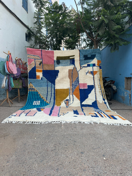 Handmade Beni Ouarain, size 350 x 250 cm ||