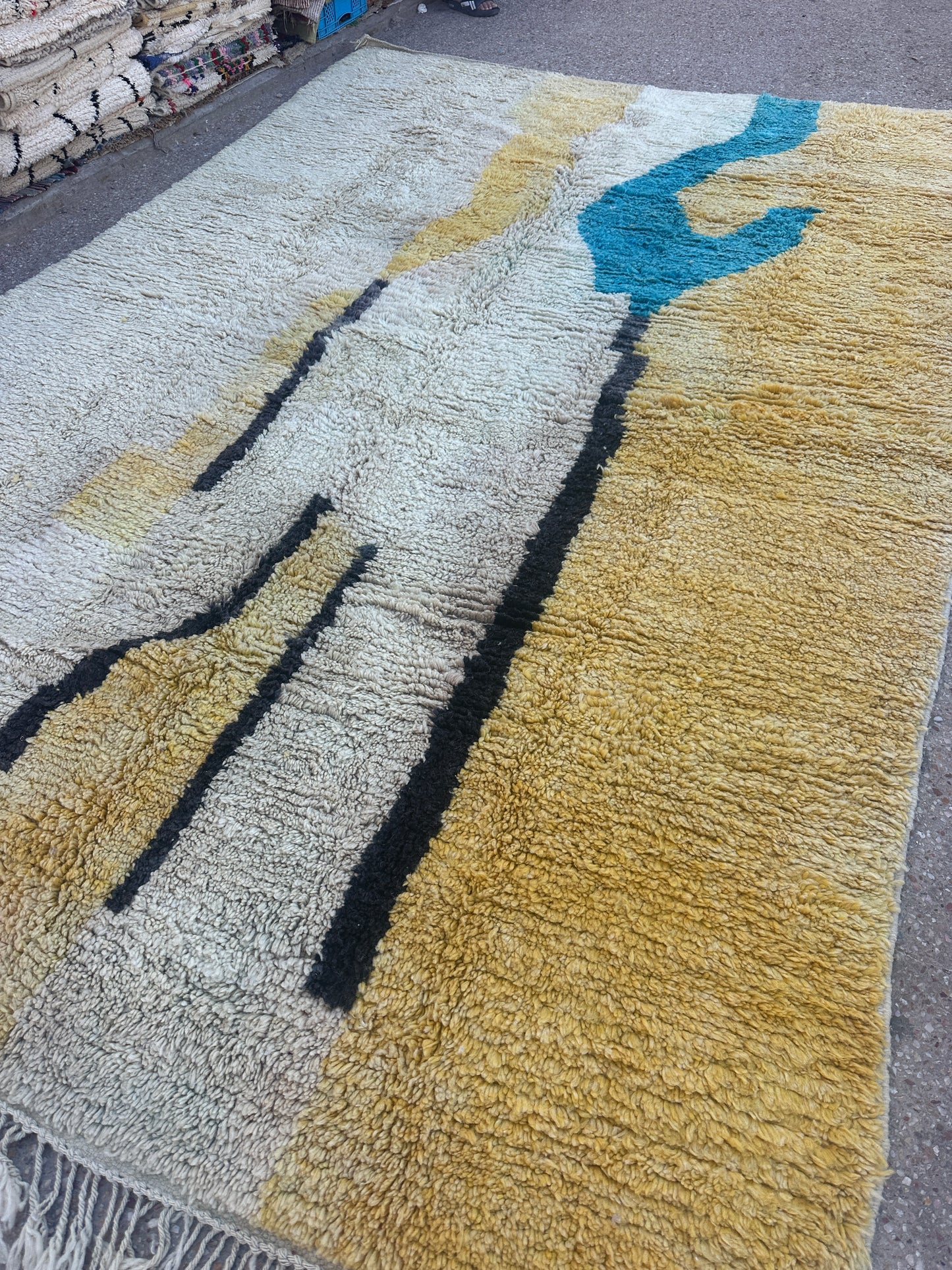 Handmade Baajad Rug, size 350x 250 cm