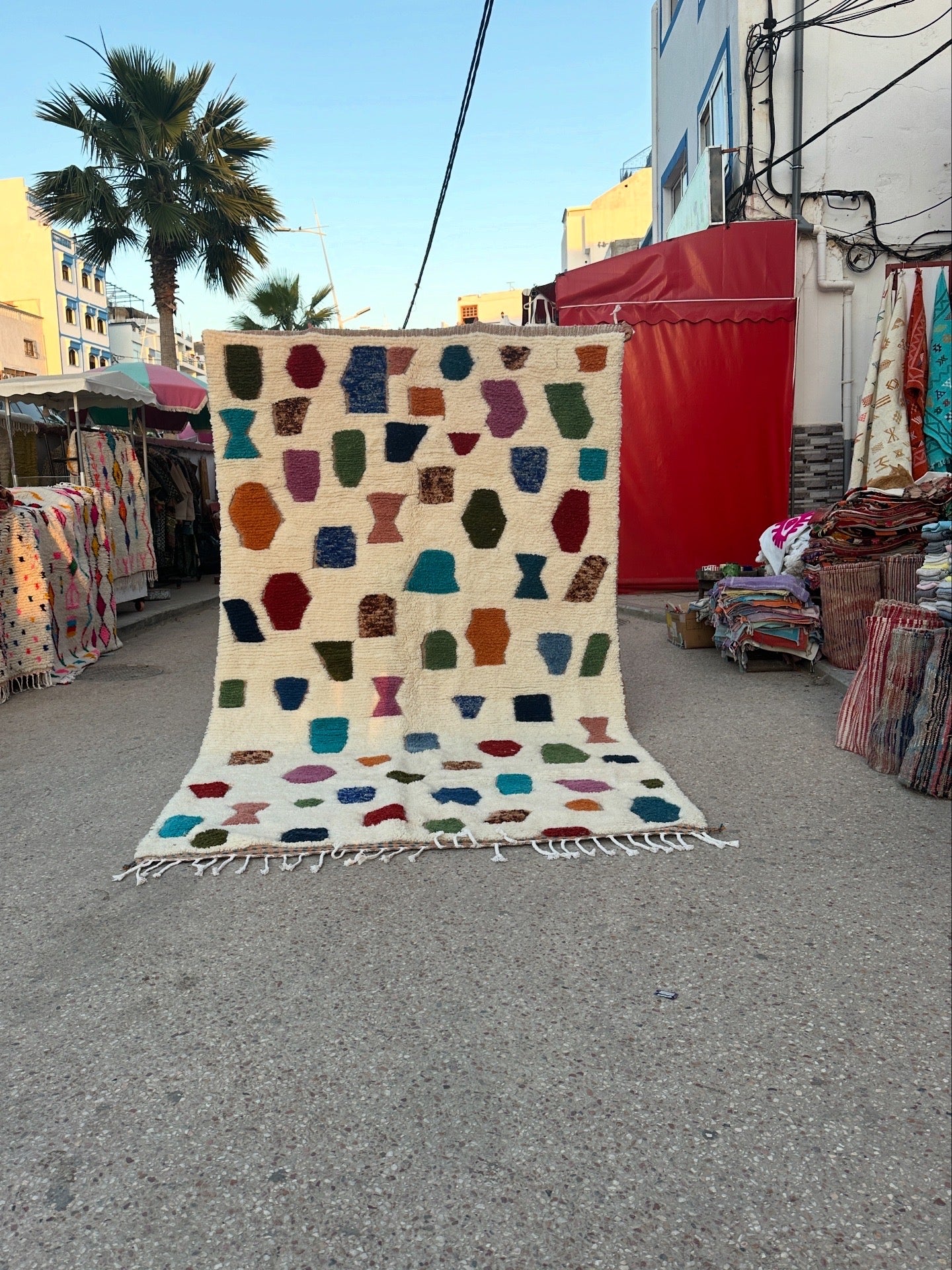 Handmade Beni Ouarain, size 300 x 200 cm || 9.84 x 6.56 ft