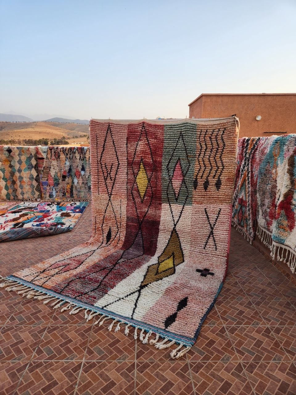Handmade baajad Rug, size 300 x 200 cm || 9.84 x 6.56 ft
