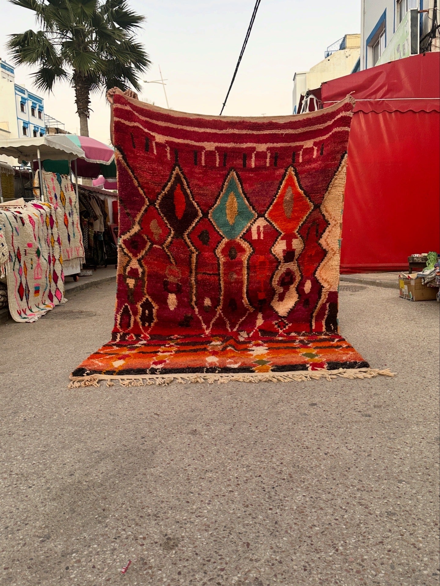 Handmade Azilal Rug, size 300 x 200 cm || 9.84 x 6.56 ft