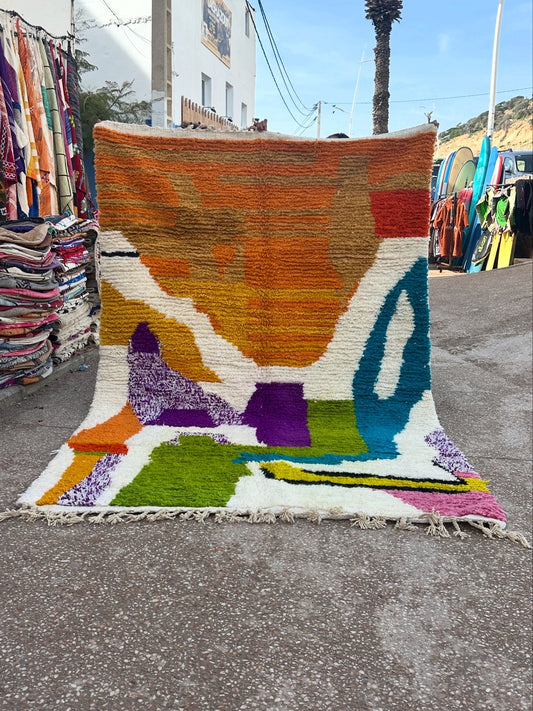 Handmade Azilal Rug, size 300 x 200 cm || 9.84 x 6.56 ft