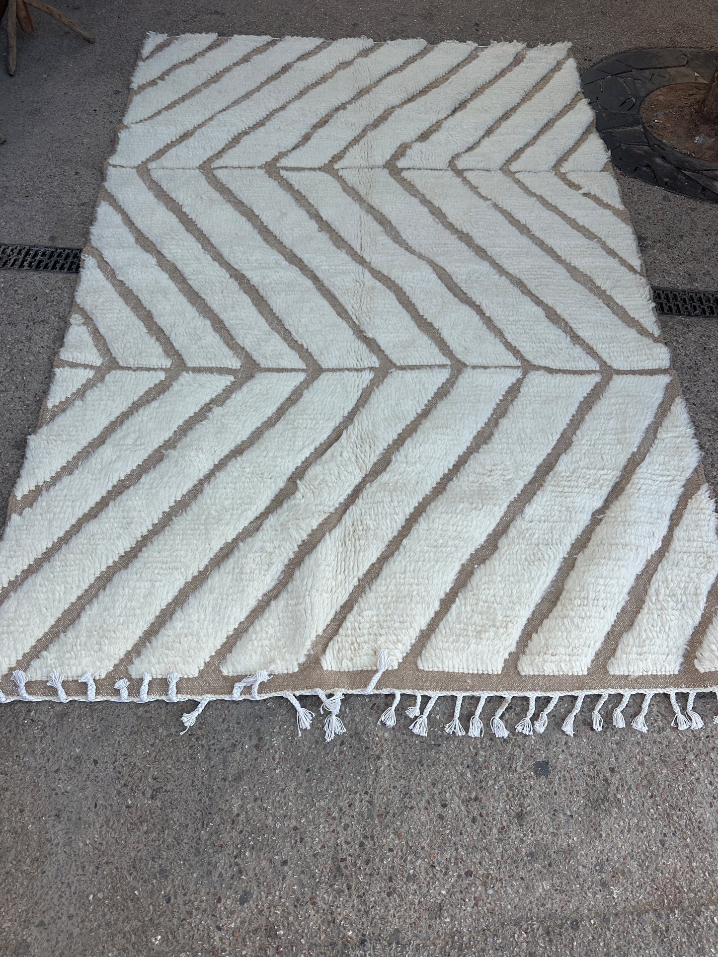 Carpet  Beni Ouarain Rug LARGE size 300 x 200 cm || 9.84 x 6.56 ft