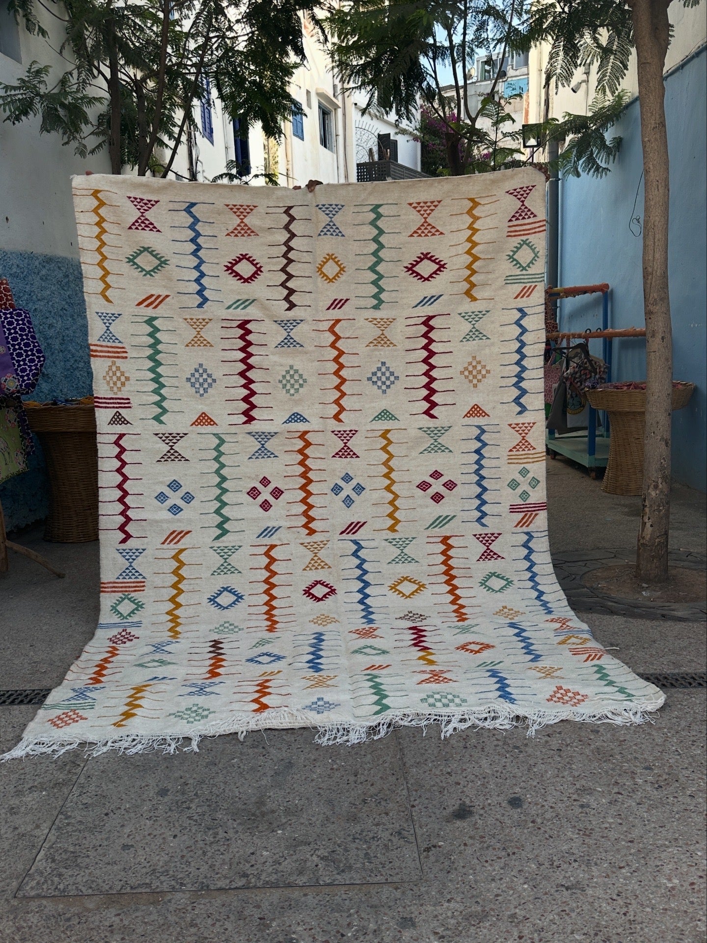 Carpet kelim size size 300 x 200 cm || 9.84 x 6.56 ft