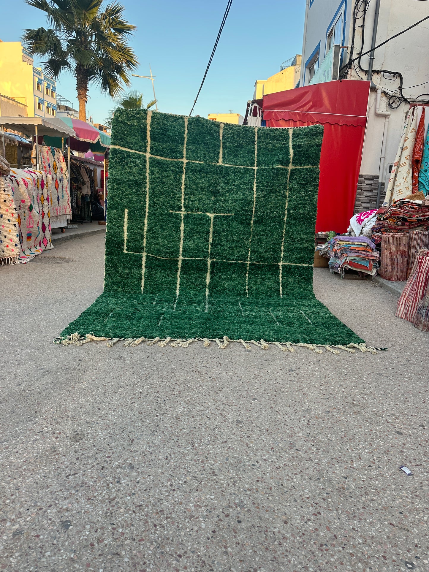 Handmade Beni Ouarain, size 300 x 200 cm || 9.84 x 6.56 ft