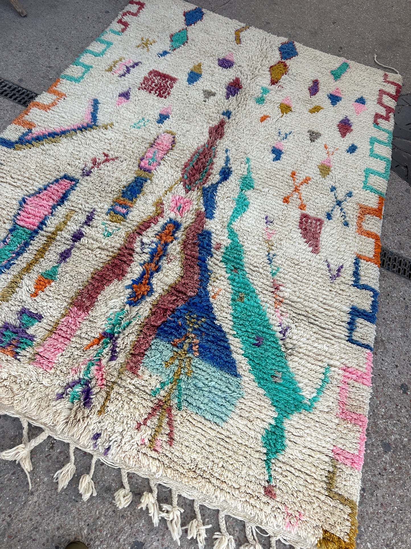 Carpet  Beni Ouarain Rug LARGE size 300 x 200 cm || 9.84 x 6.56 ft