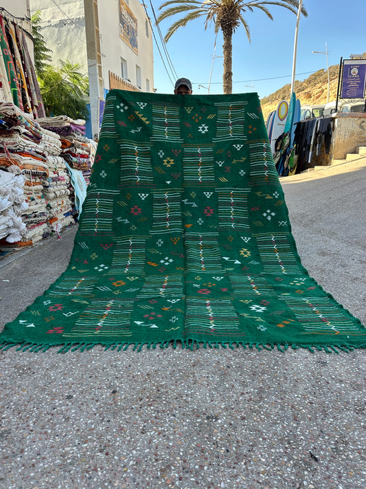 Carpet kelim size size 300 x 200 cm || 9.84 x 6.56 ft