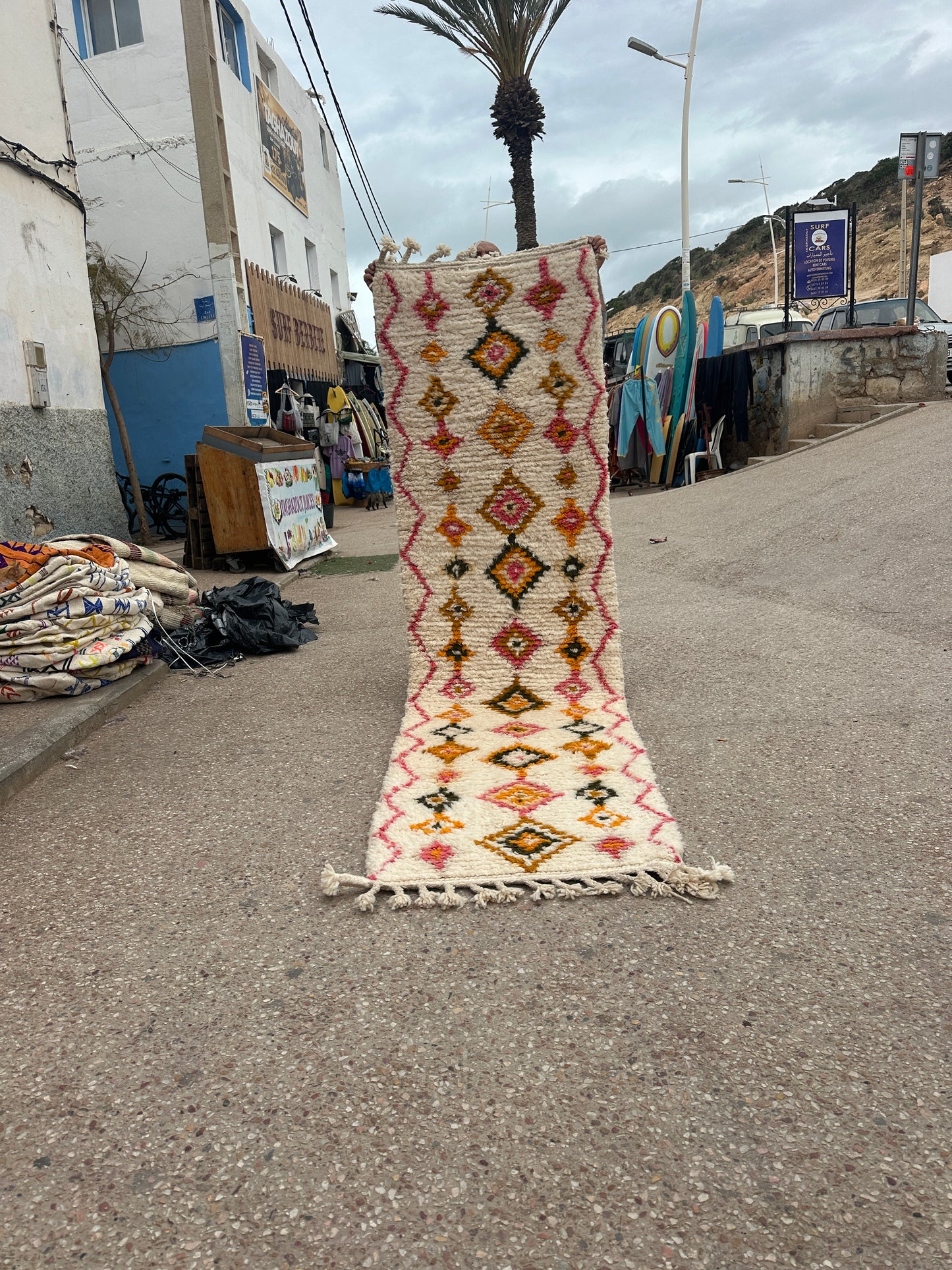 Carpet beni ourain size 300x80