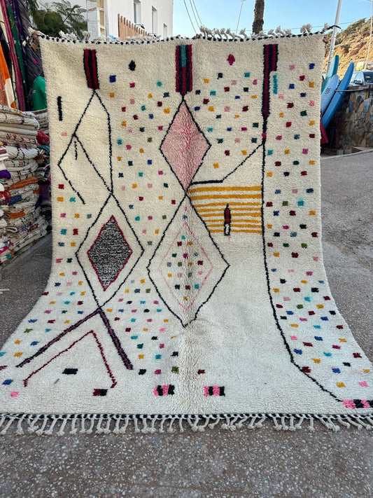 Handmade Azilal Rug, size 300 x 200 cm || 9.84 x 6.56 ft