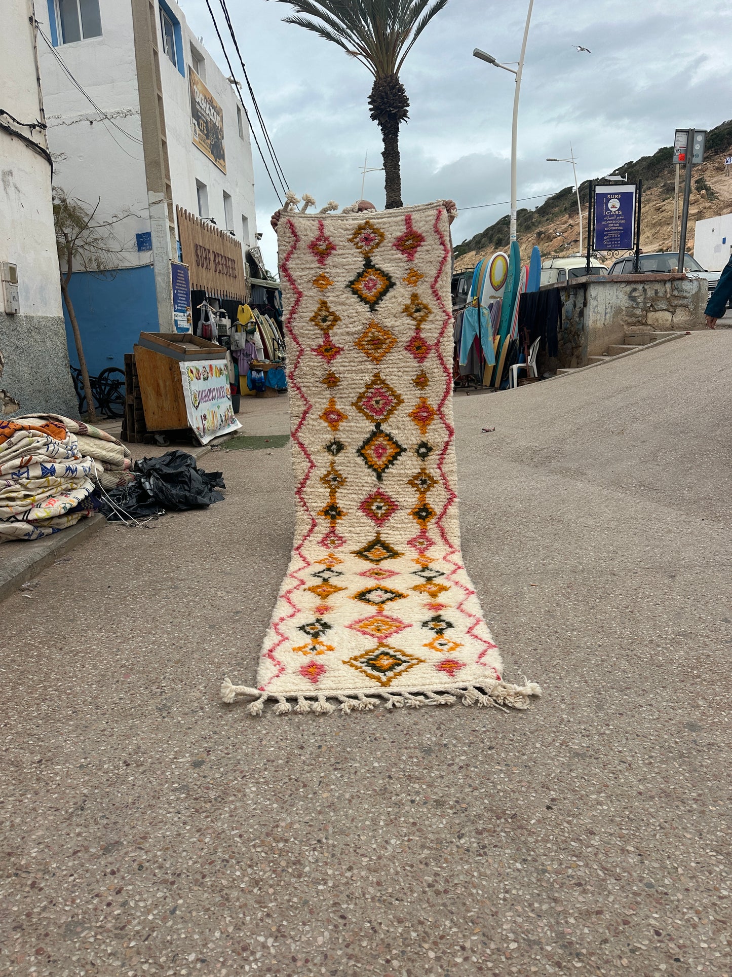 Carpet beni ourain size 300x80