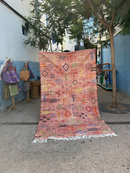 Handmade Kelim Rug, size 250 x 150 cm || 8.2 x 4.92 ft