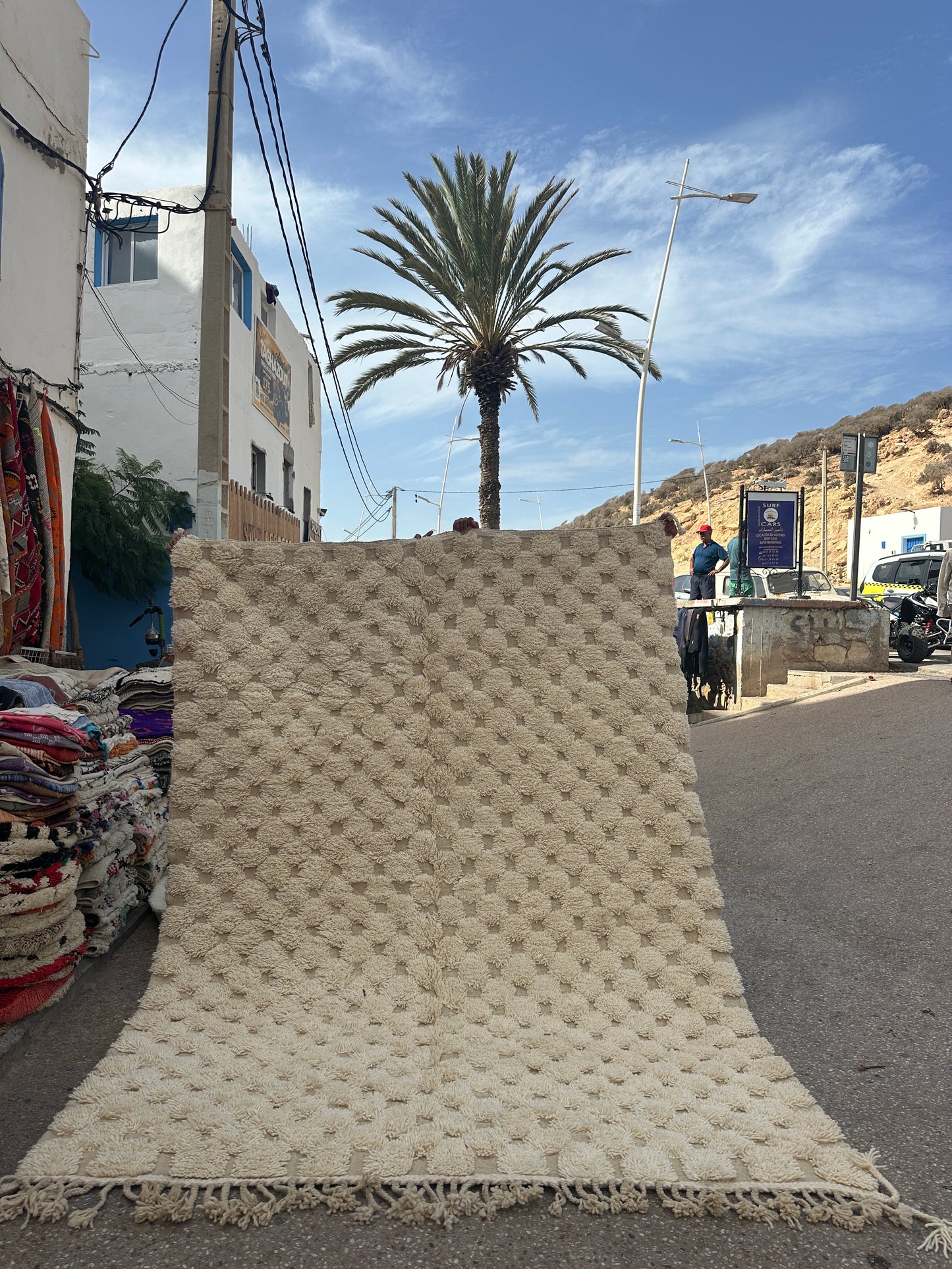 Carpet  Beni Ouarain Rug LARGE size 300 x 200 cm || 9.84 x 6.56 ft