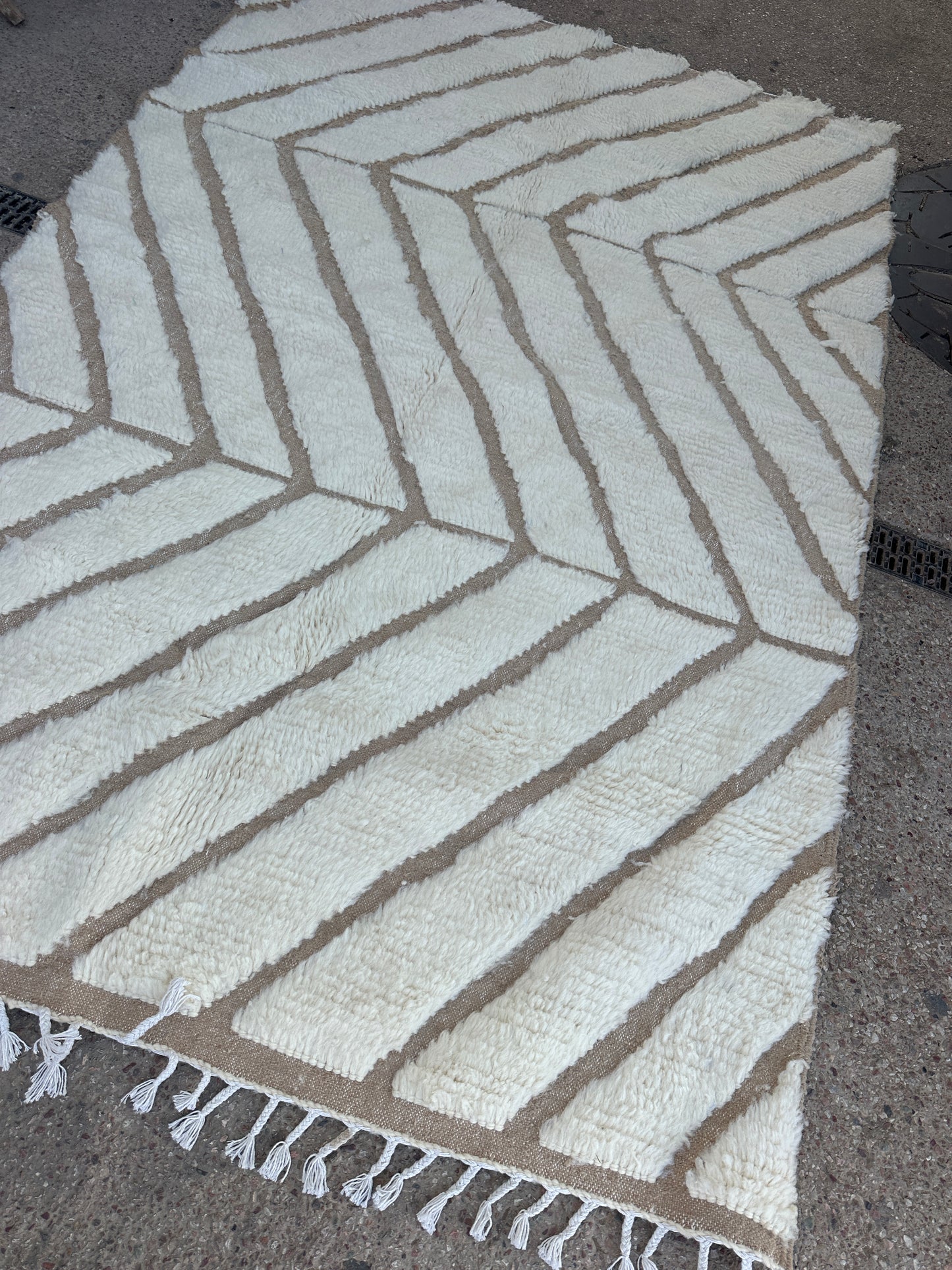 Carpet  Beni Ouarain Rug LARGE size 300 x 200 cm || 9.84 x 6.56 ft