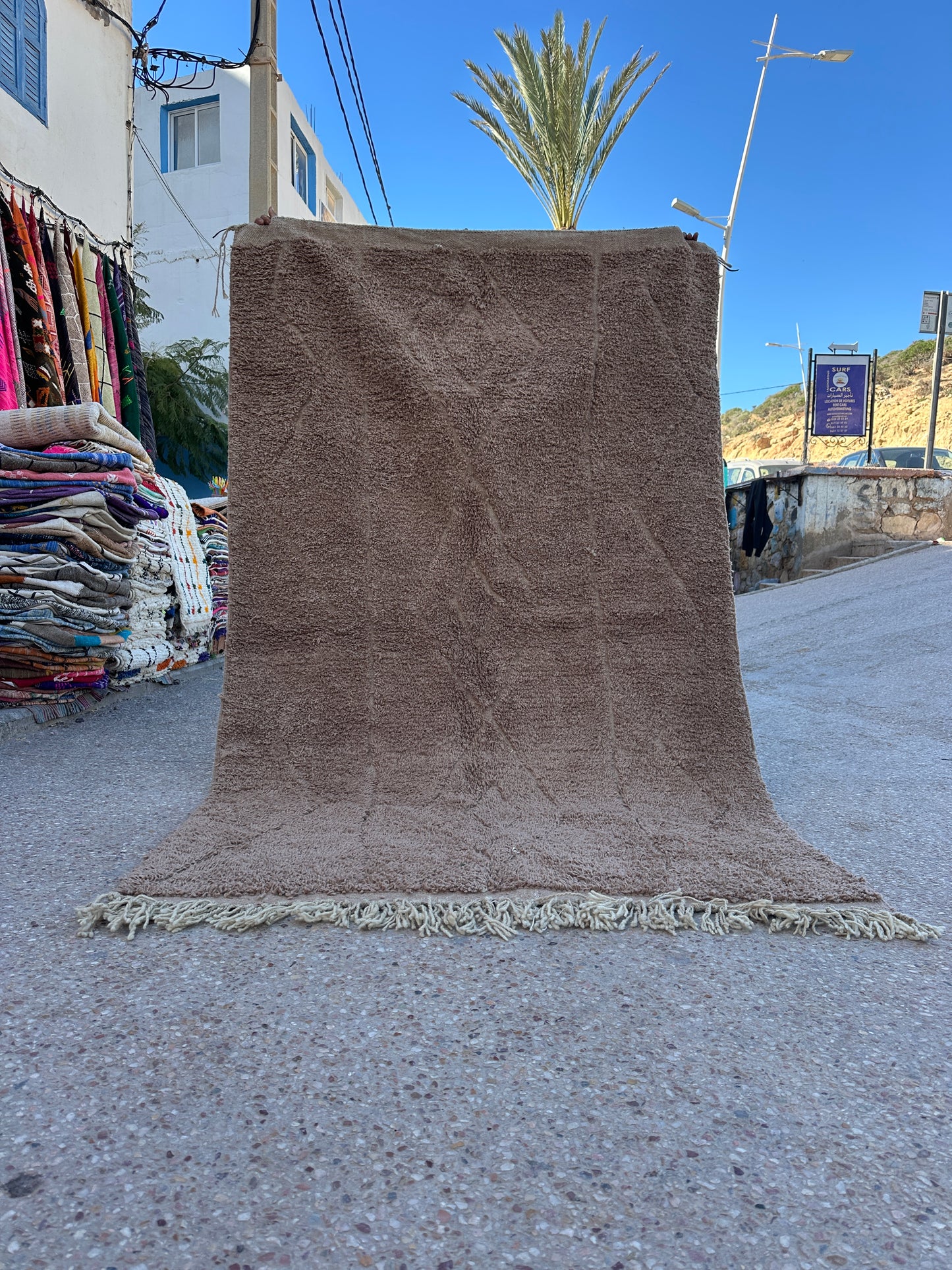 Beni Ouarain Rug size 250 x 150 cm || 8.2 x 4.92 ft