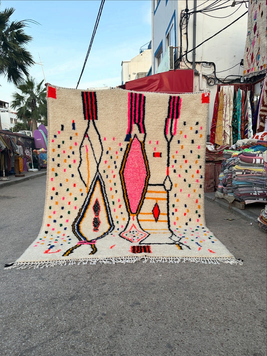 Handmade Azilal Rug, size 300 x 200 cm || 9.84 x 6.56 ft