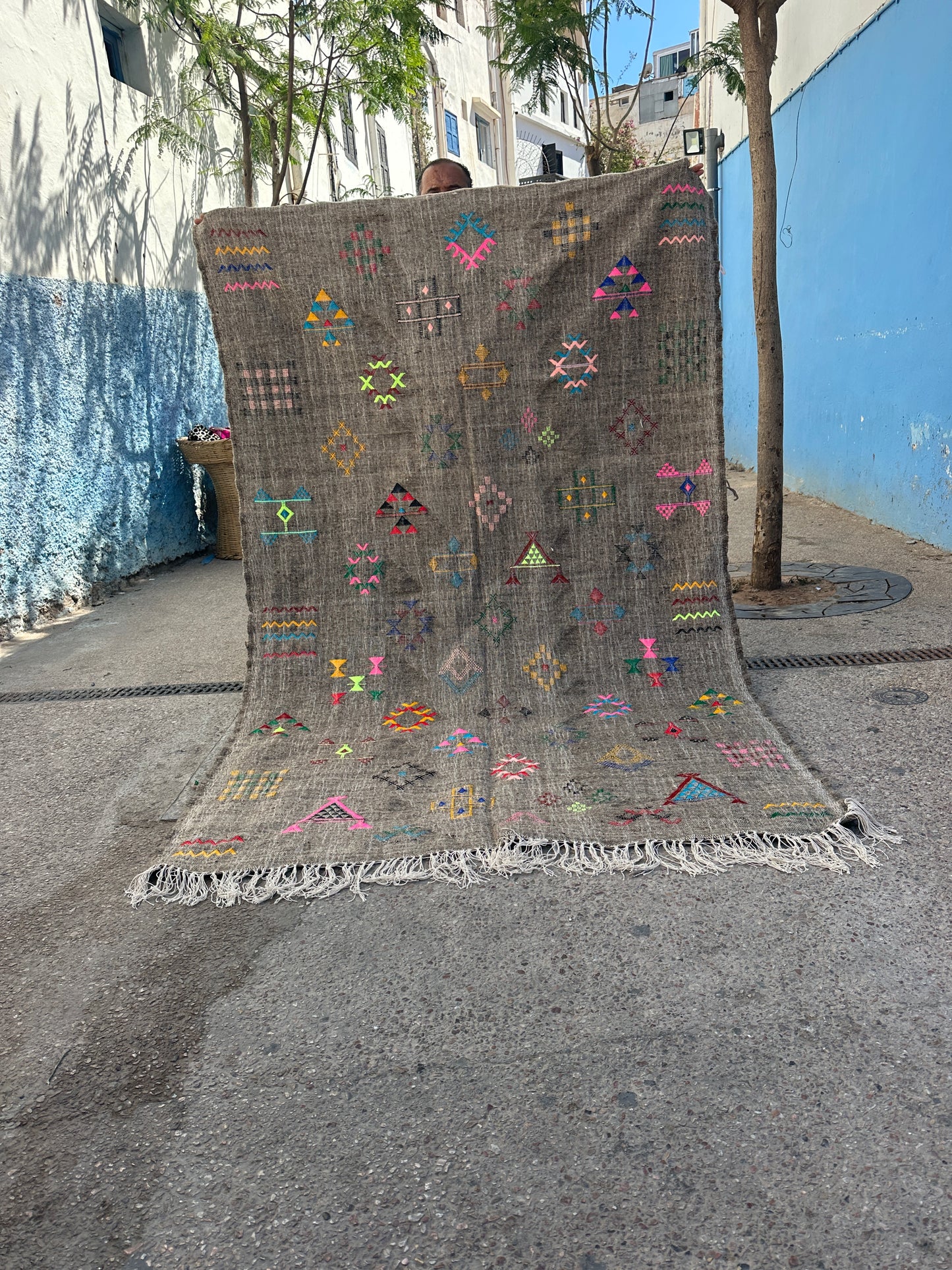 Handmade Kelim Rug, size 250 x 150 cm || 8.2 x 4.92 ft