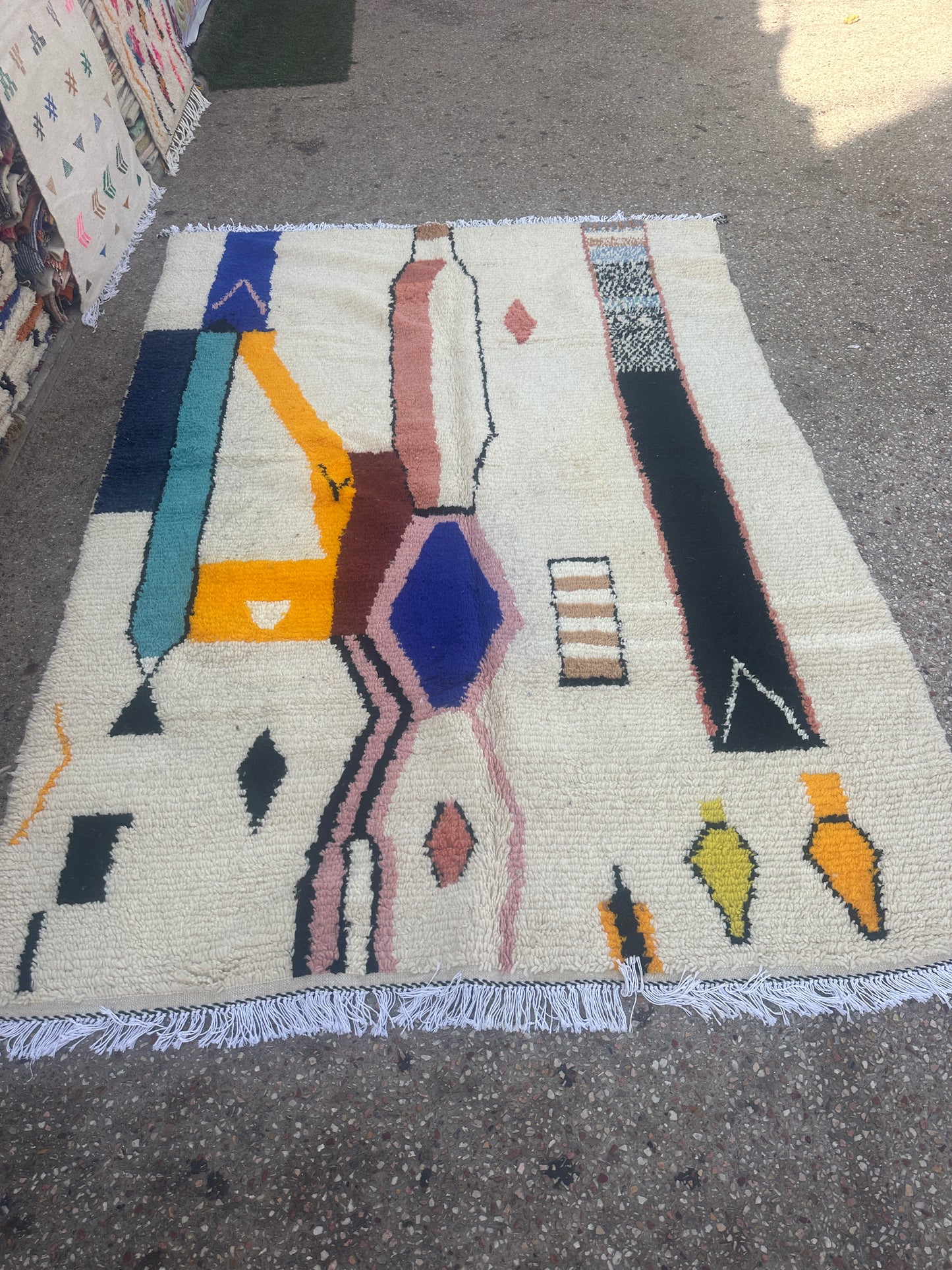 Handmade Azilal Rug, size 300 x 200 cm || 9.84 x 6.56 ft