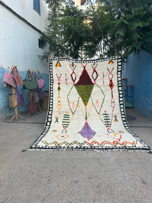 Handmade Azilal Rug, size 300 x 200 cm || 9.84 x 6.56 ft
