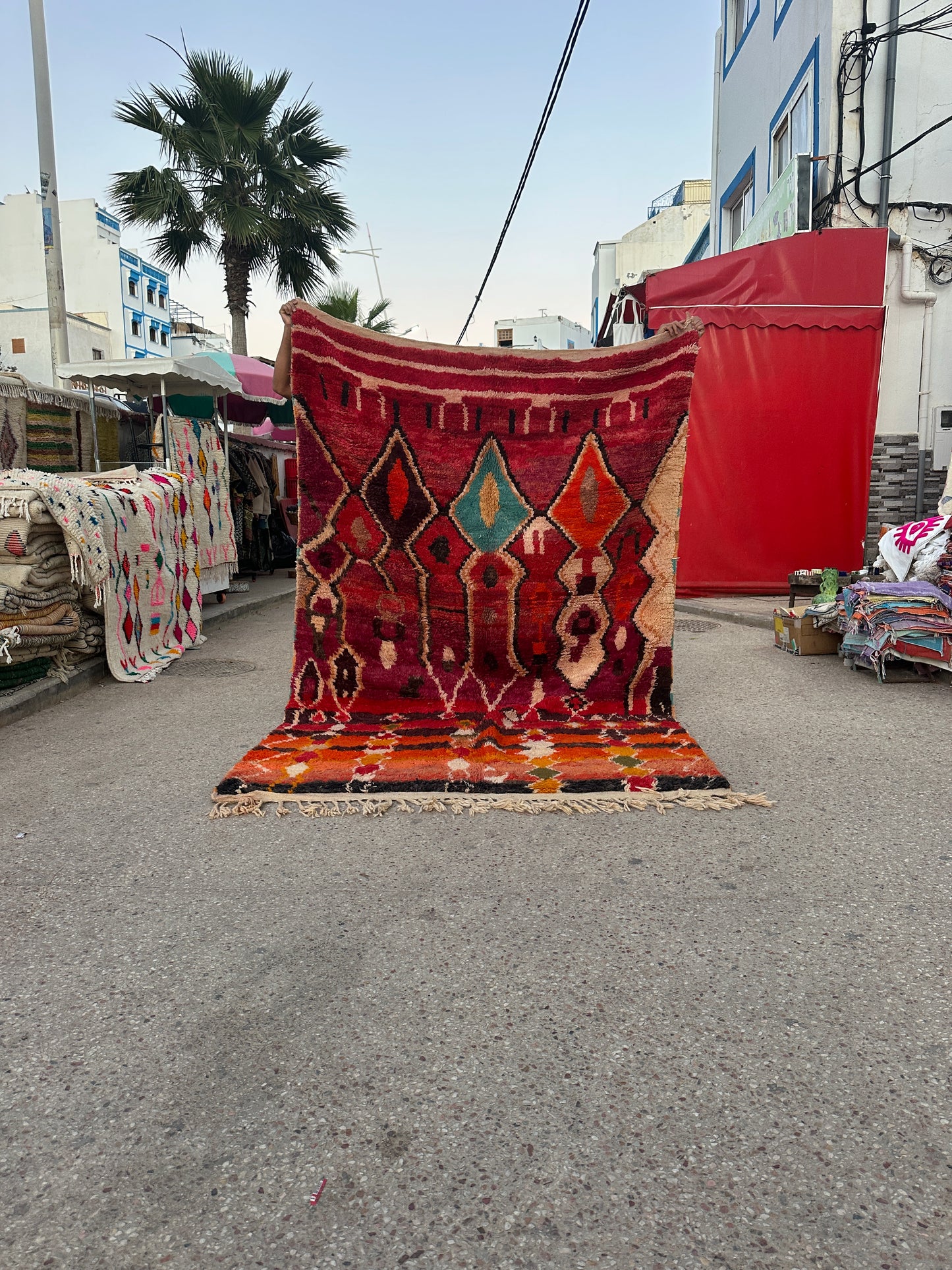 Handmade Azilal Rug, size 300 x 200 cm || 9.84 x 6.56 ft