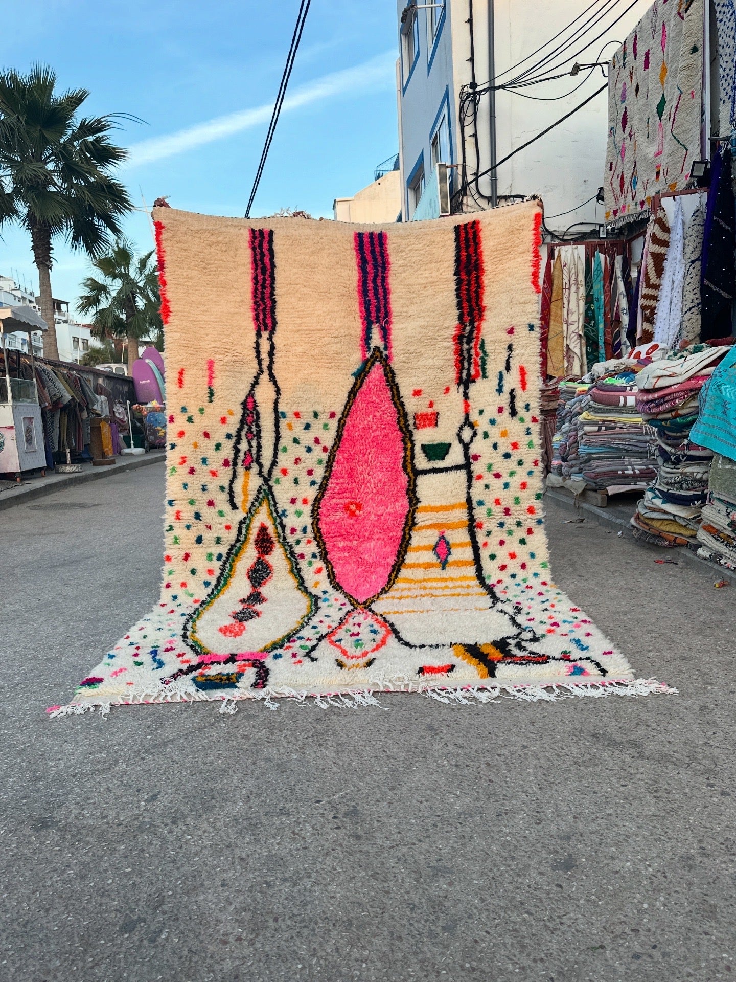 Handmade Azilal Rug, size 300 x 200 cm || 9.84 x 6.56 ft