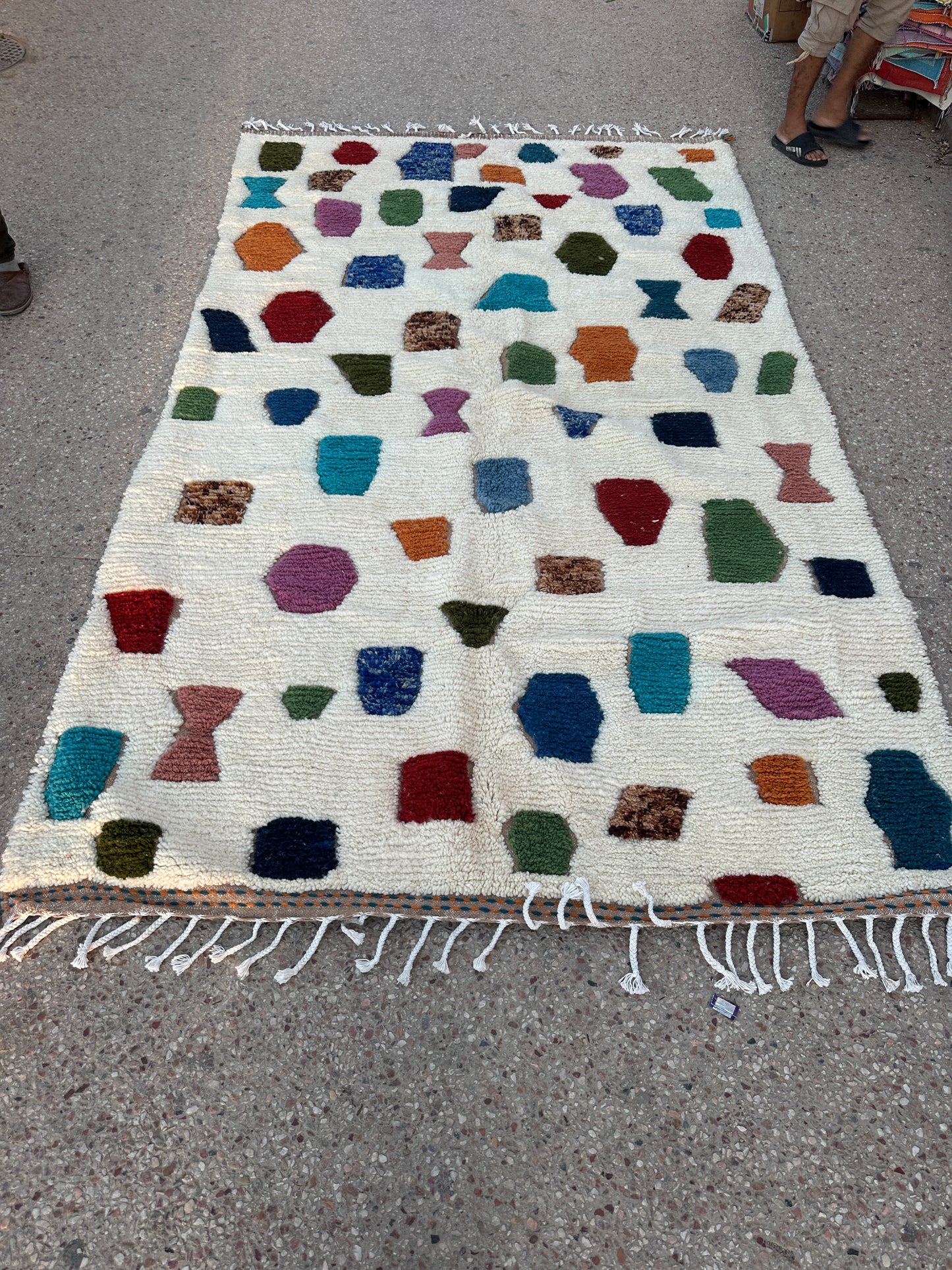 Handmade Beni Ouarain, size 300 x 200 cm || 9.84 x 6.56 ft