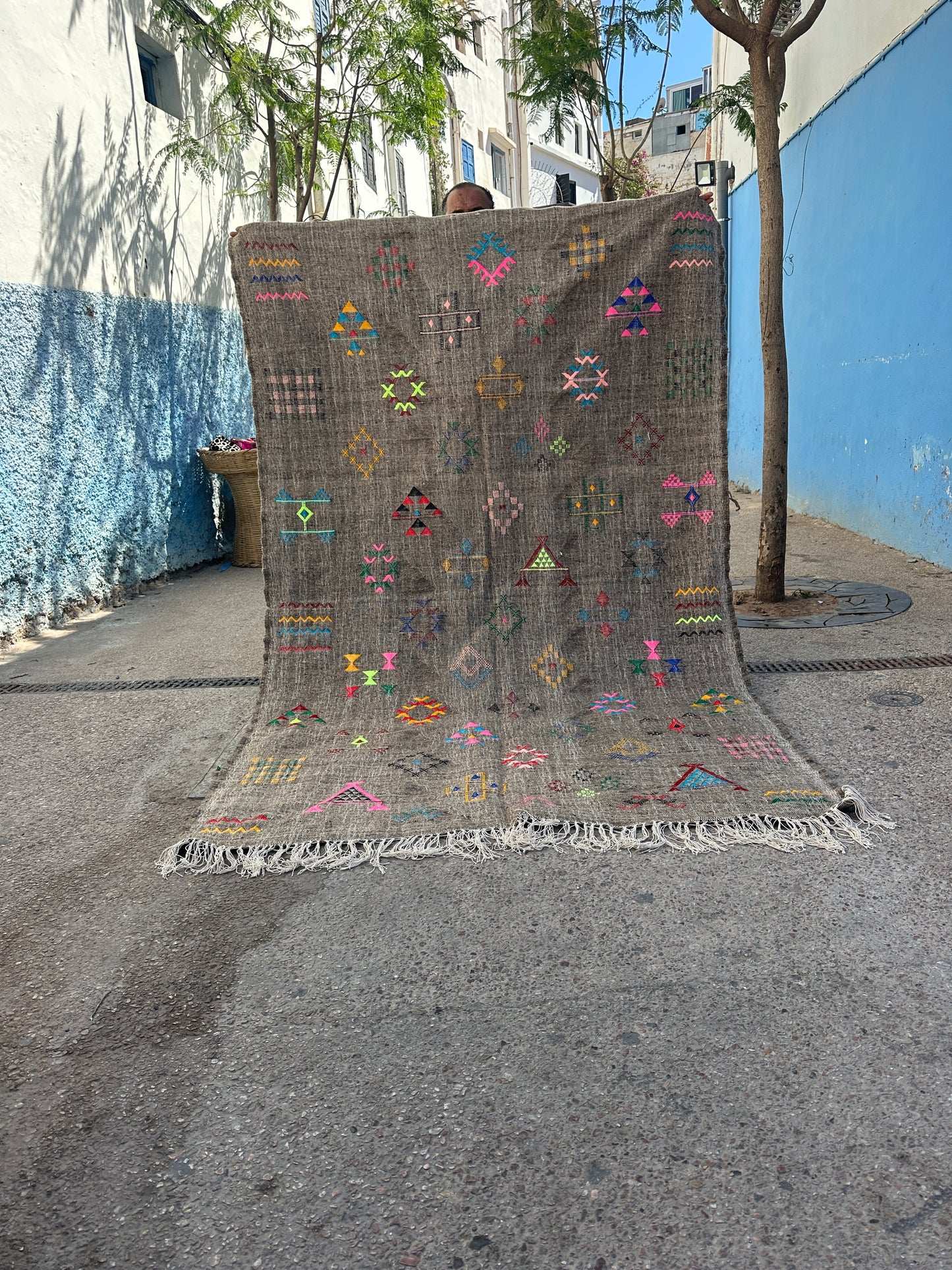 Handmade Kelim Rug, size 250 x 150 cm || 8.2 x 4.92 ft