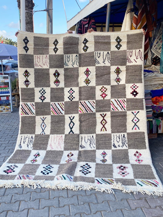 Handmade azilal Rug, size 300 x 200 cm || 9.84 x 6.56 ft