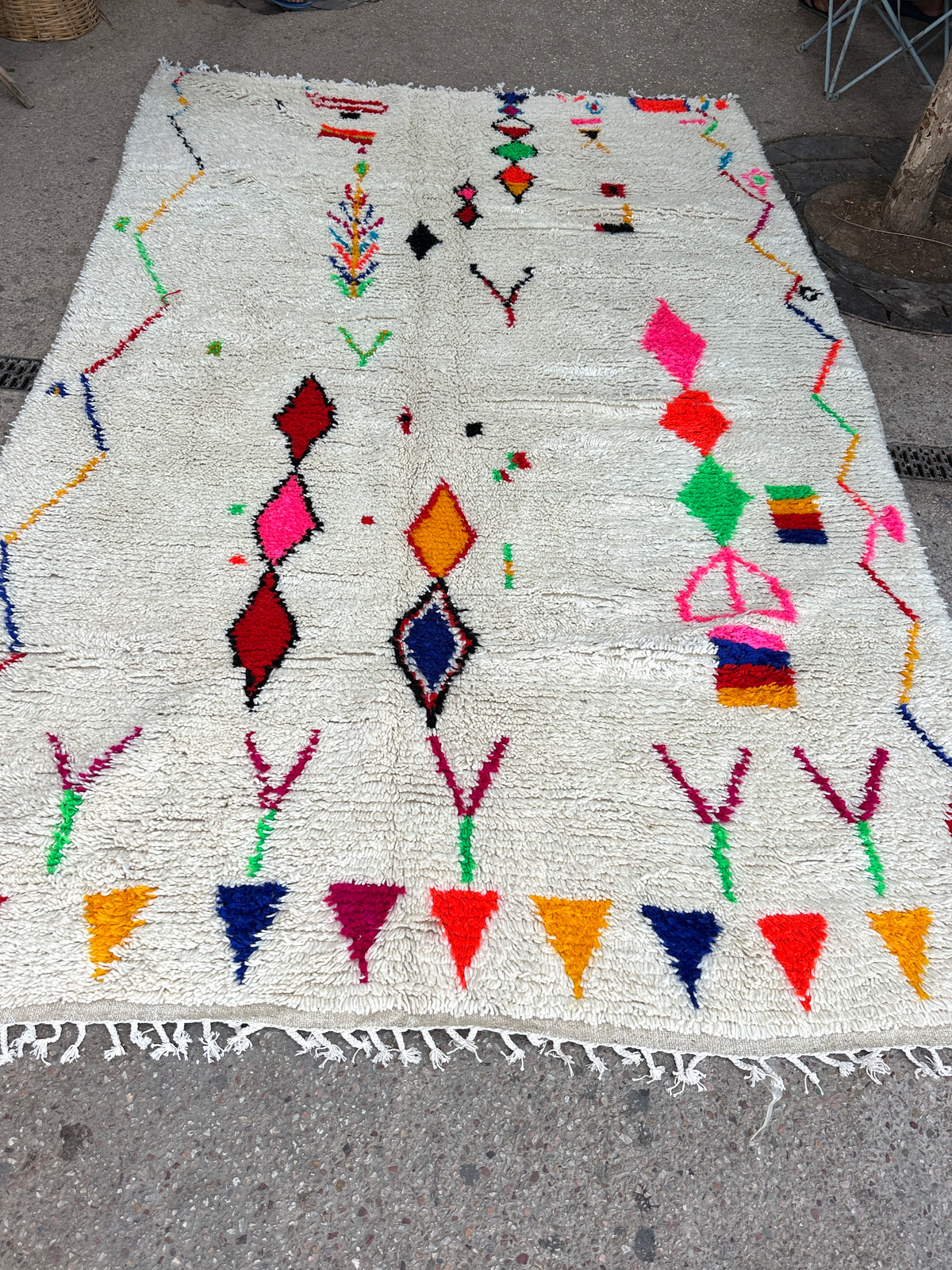 Handmade Azilal Rug, size 300 x 200 cm || 9.84 x 6.56 ft