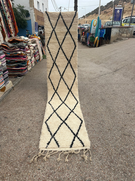 Carpet beni ourain size 300x70cm