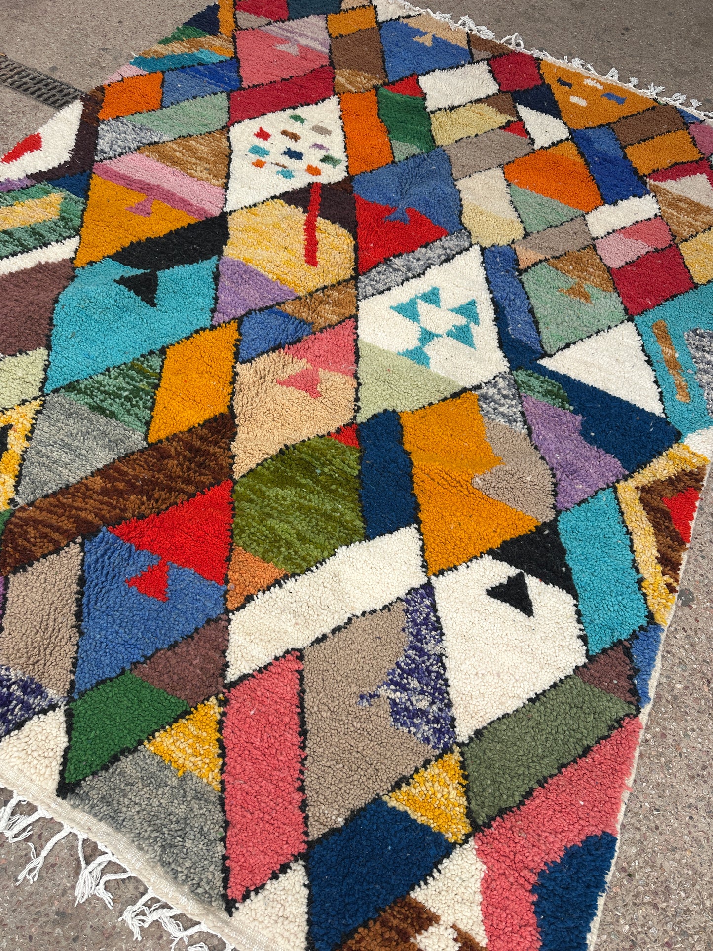 Carpet  Beni Ouarain Rug LARGE size 300 x 200 cm || 9.84 x 6.56 ft