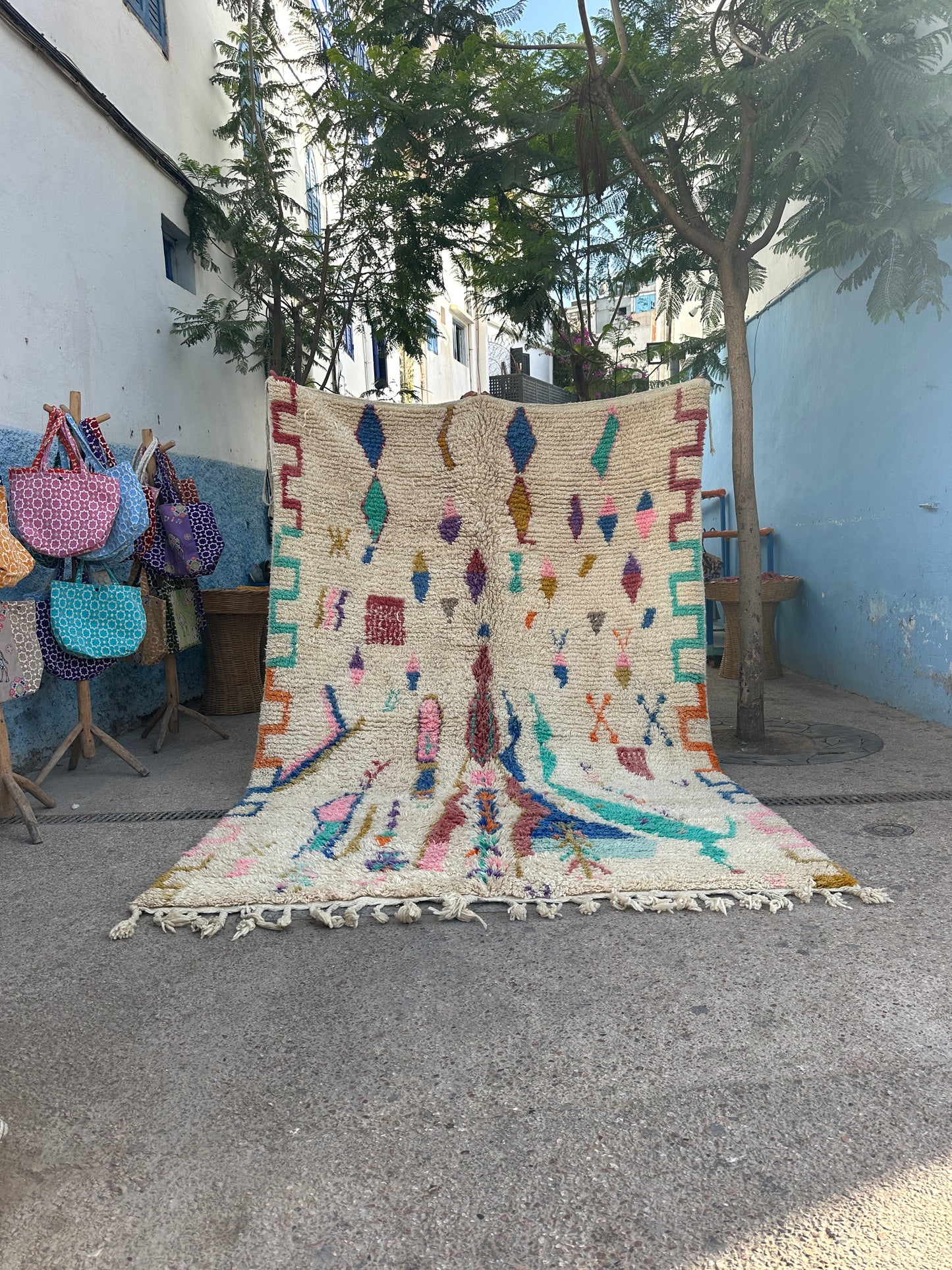 Carpet  Beni Ouarain Rug LARGE size 300 x 200 cm || 9.84 x 6.56 ft
