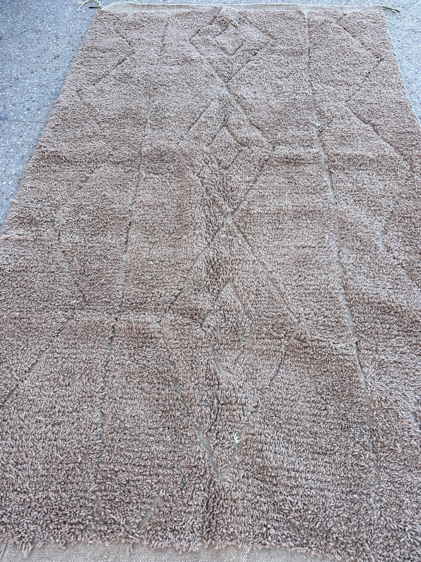 Beni Ouarain Rug size 250 x 150 cm || 8.2 x 4.92 ft