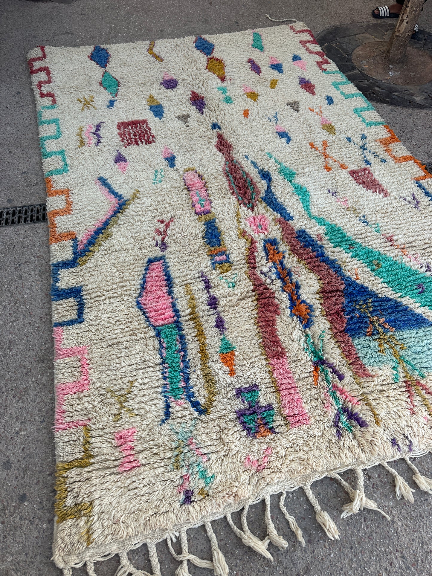 Carpet  Beni Ouarain Rug LARGE size 300 x 200 cm || 9.84 x 6.56 ft