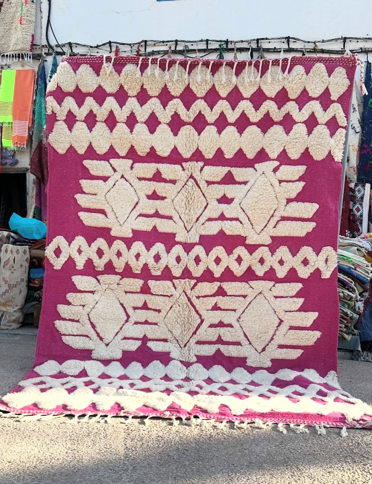 Beni Ouarain Rug size 300 x 200 cm || 9.84 x 6.56 ft