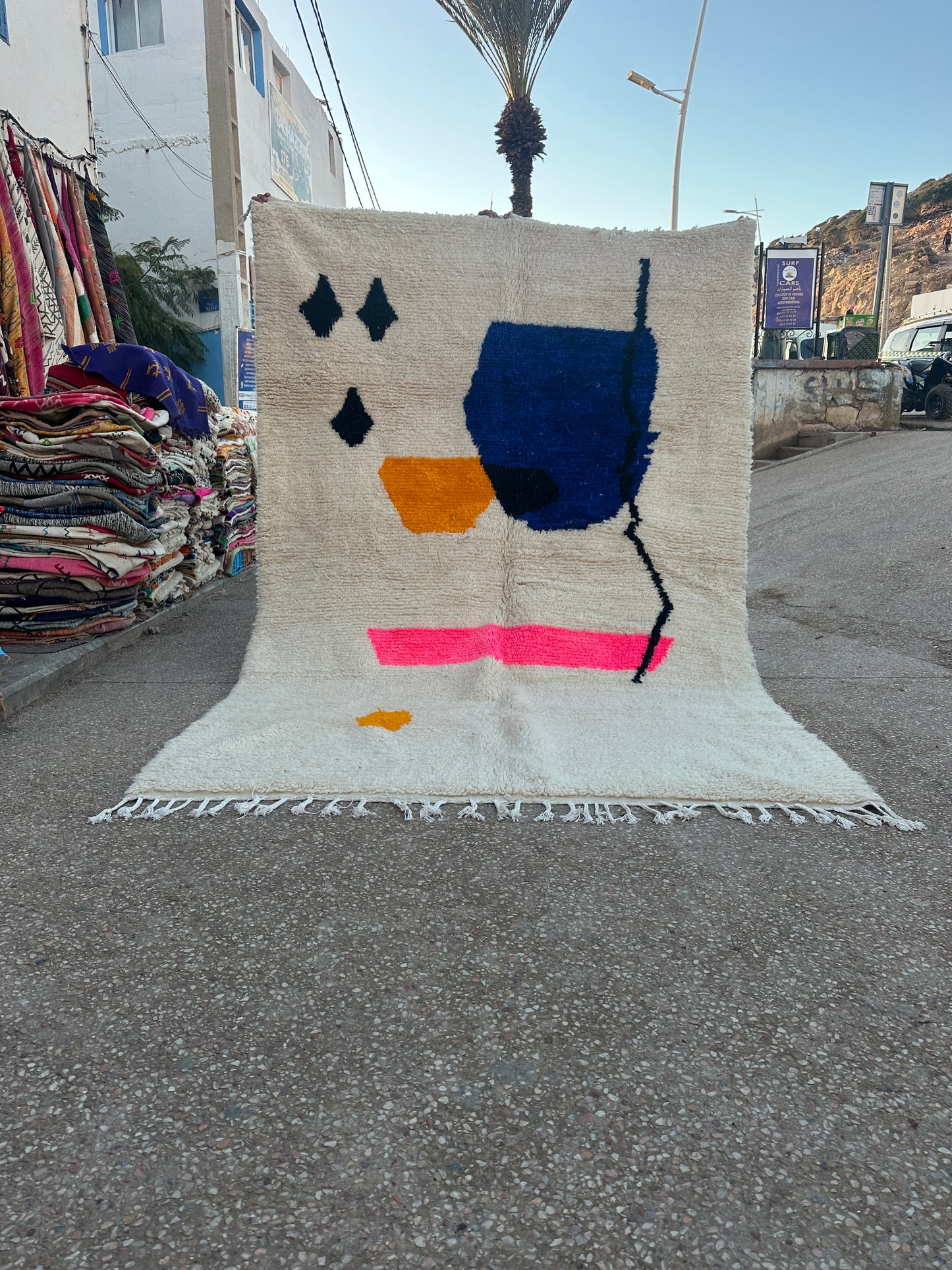 Carpet  azilal Rug LARGE size 300 x 200 cm || 9.84 x 6.56 ft