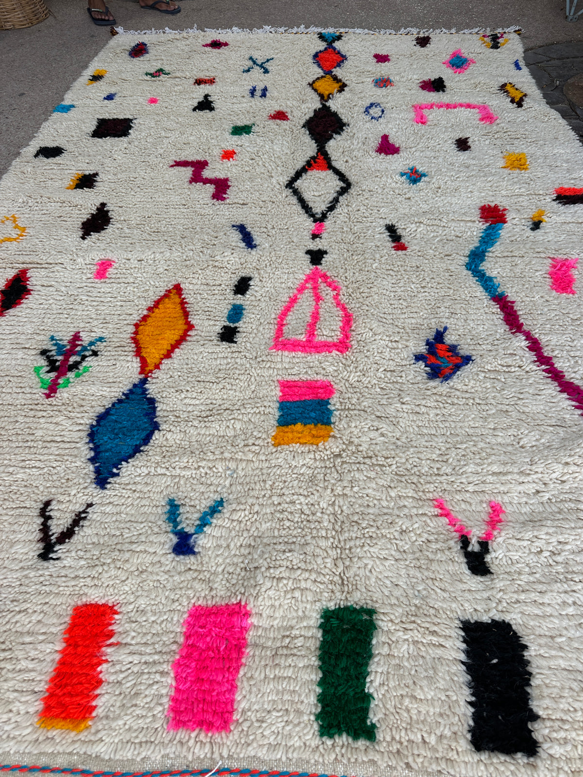 Handmade Azilal Rug, size 300 x 200 cm || 9.84 x 6.56 ft