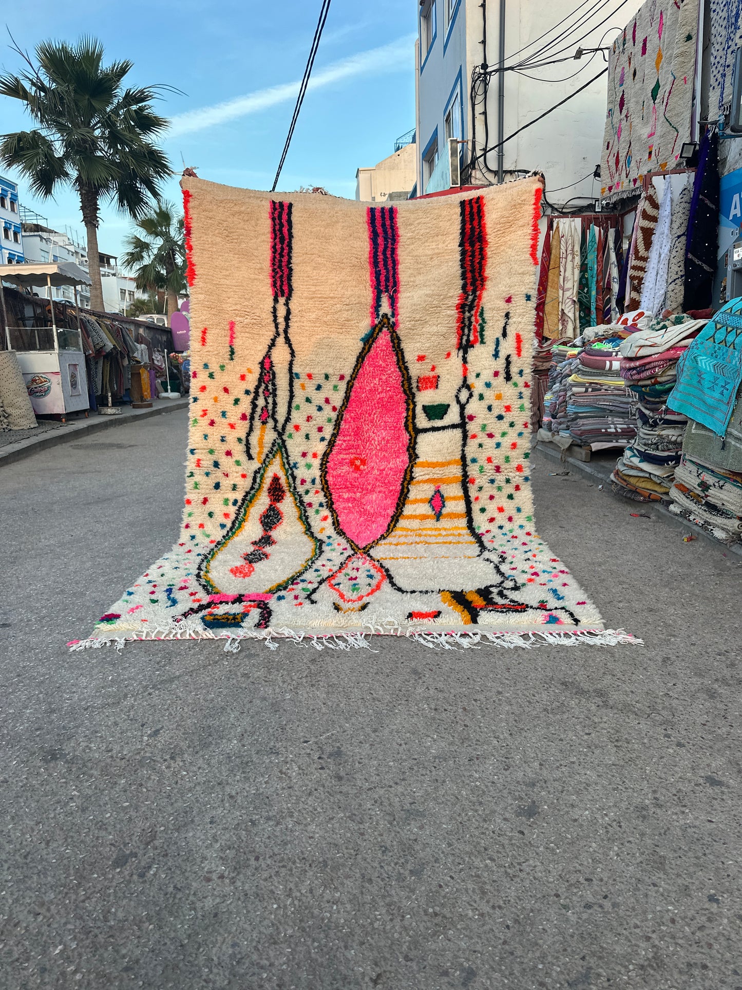 Handmade Azilal Rug, size 300 x 200 cm || 9.84 x 6.56 ft