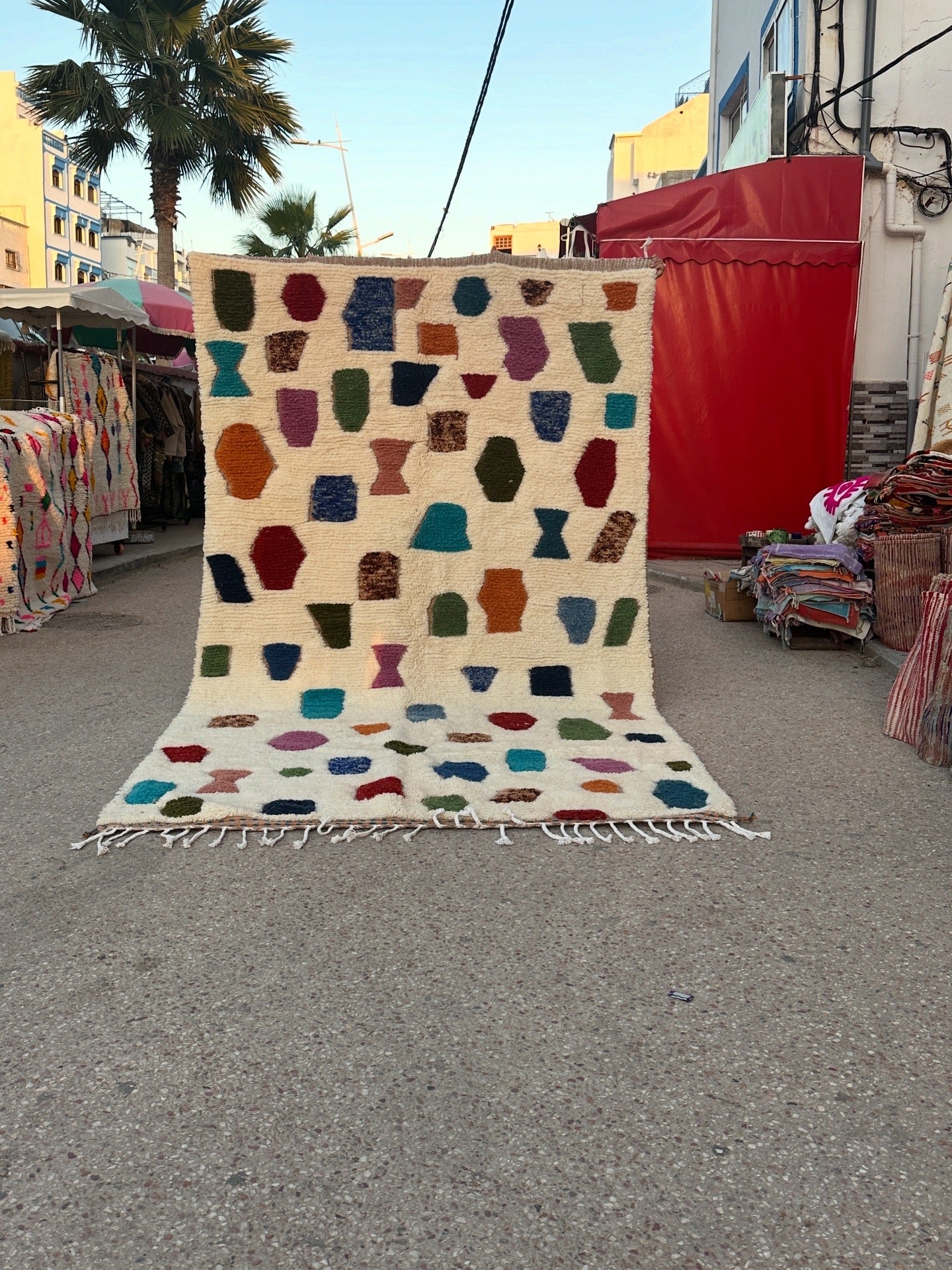 Handmade Beni Ouarain, size 300 x 200 cm || 9.84 x 6.56 ft