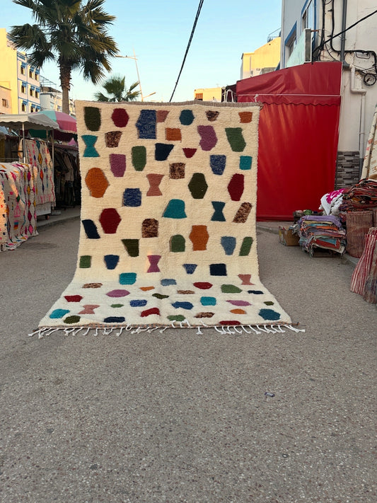 Handmade Beni Ouarain, size 300 x 200 cm || 9.84 x 6.56 ft