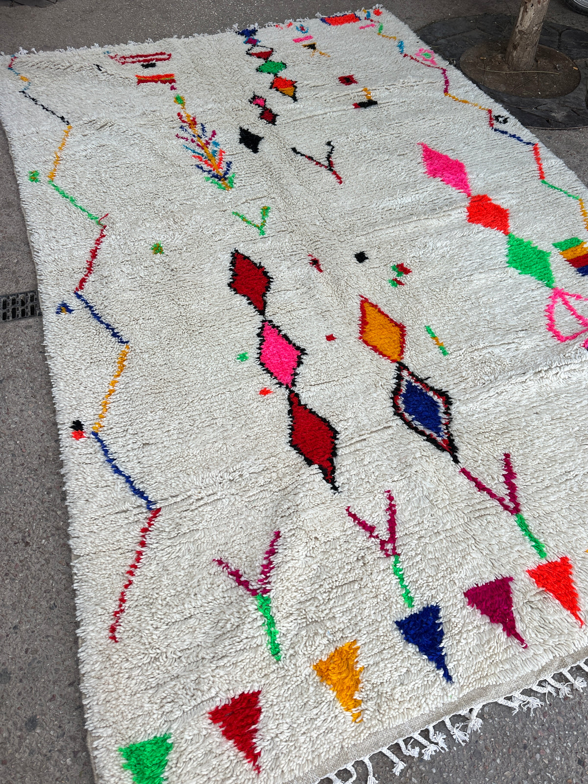 Handmade Azilal Rug, size 300 x 200 cm || 9.84 x 6.56 ft