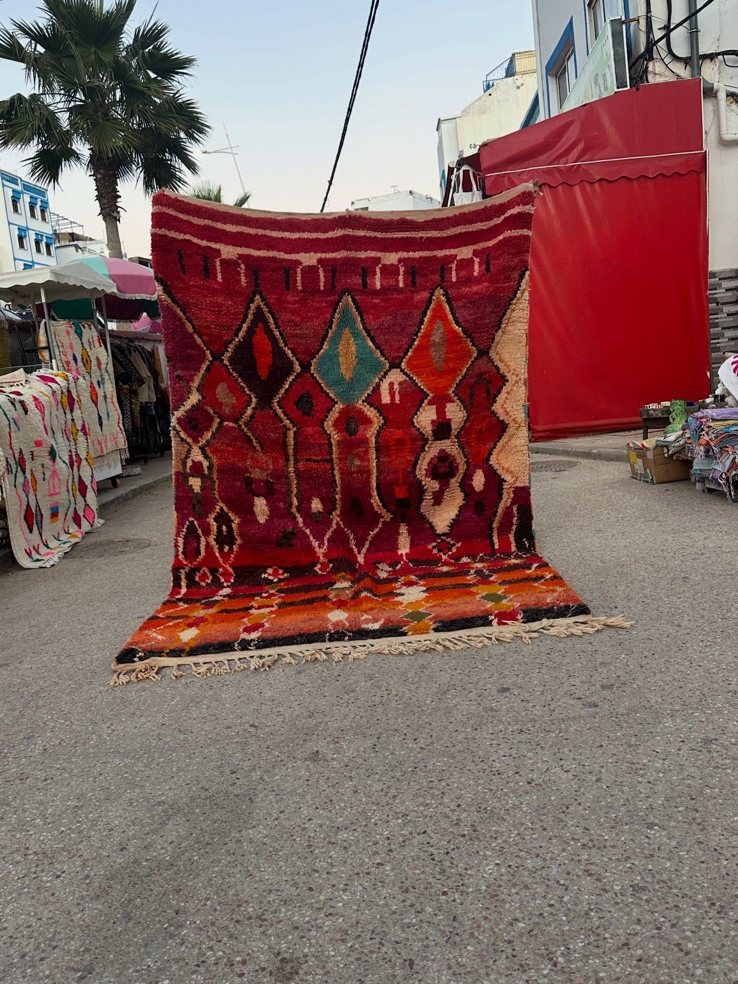 Handmade Azilal Rug, size 300 x 200 cm || 9.84 x 6.56 ft