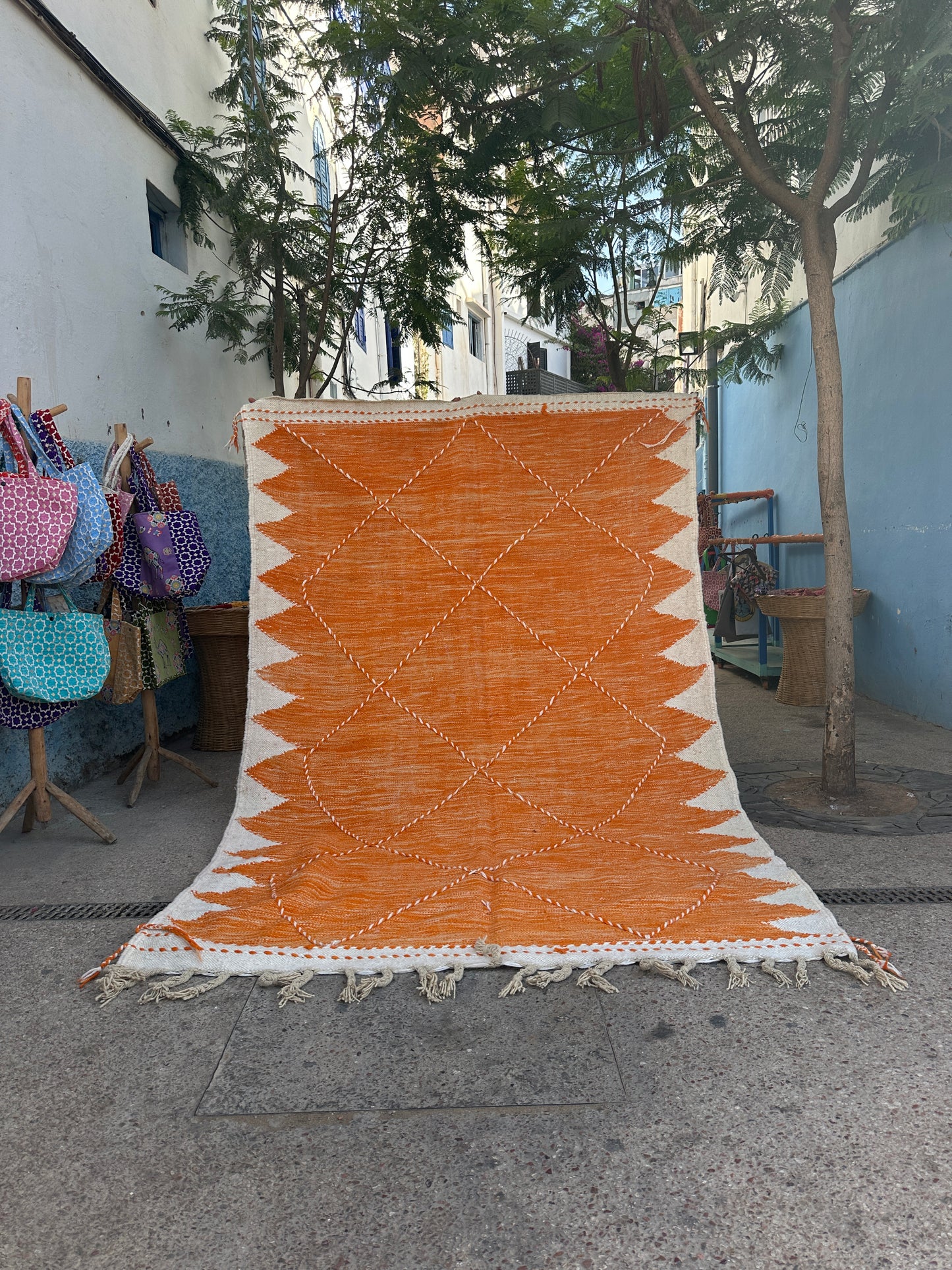 Carpet kelim size size 300 x 200 cm || 9.84 x 6.56 ft