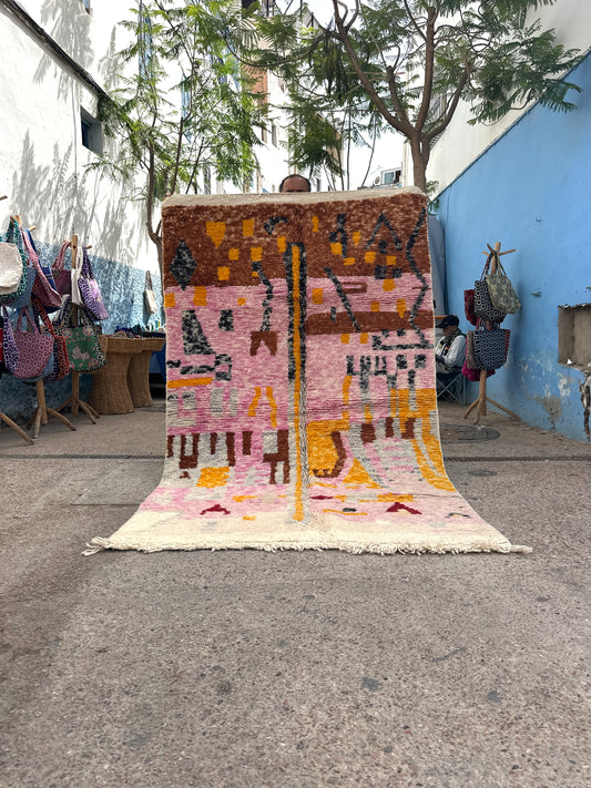 Handmade Beni Ouarain, size 250 x 150 cm || 8.2 x 4.92 ft